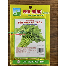 Hạt dền xanh lá tròn Phú Nông 20 gram - giống nẩy mầm cao chất lượng