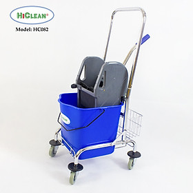Mua Xe đẩy vắt nước lau nhà HiClean HC082 - 1 xô  dung tích 23L