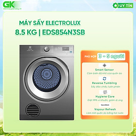 Máy sấy Electrolux 8.5 kg EDS854N3SB - Chỉ giao HCM