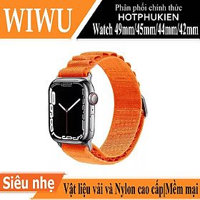 Mua Dây đeo thay thế dành cho Apple Watch Ultra Series 8 49mm / 45mm / 44mm / 42mm chất liệu vải kết hợp với nylon hiệu WIWU Watchband Pro (thiết kế tinh tế  lịch lãm sang trọng  chất liệu cao cấp) - hàng nhập khẩu