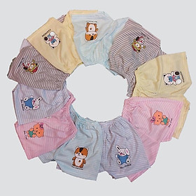 Set 10 Quần Đùi Cotton Cho Bé Mặc Ngày Hè Luyện Bỏ Bỉm- Trai