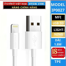 Mua Cáp sạc nhanh MFI Usb to Light-ning 2.4A Choetech Series IP00 (Hàng chính hãng)