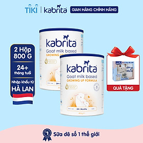 TẶNG SET DÊ BÔNG COMBO 2 lon Sữa dê Kabrita số 3 cho trẻ trên 24 tháng -