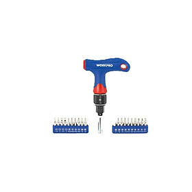 Bộ cần xiết lực chữ T nhân đôi tốc độ 22 chi tiết Workpro W021408