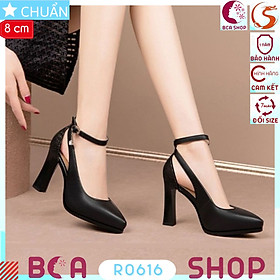 Giày cao gót nữ mũi nhọn 9p RO616 ROSATA tại BCASHOP thanh lịch, duyên dáng và thời trang, lại cực kì sang