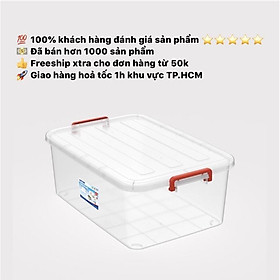 Mua Thùng nhựa vuông đựng đồ đa năng  15 Lít hàng dày