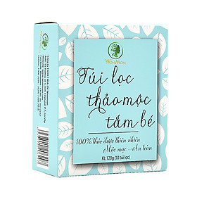 Hộp 10 Túi Lọc Thảo Mộc Tắm Cho Bé Wonmom 120Gr Ngừa Ham Ngứa, Mát Da, Tăng Cường Sức Đề Kháng Da Trẻ - Chăm Sóc Làn Da Trẻ Nhỏ