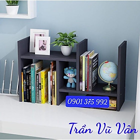 Mua Kệ sách gỗ để bàn - Tủ kệ sách mini - Giao màu sắc ngẫu nhiên