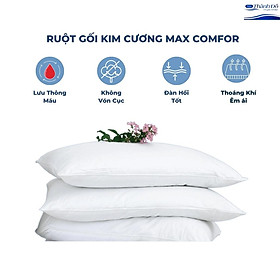 Ruột gối bông cao cấp microfiber maxcomfor kim cương-lông vũ nhân tạo