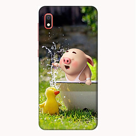 Ốp lưng điện thoại Samsung Galaxy A10 hình Heo Con Tắm Hồ - Hàng chính hãng