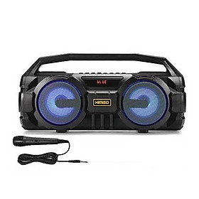 Mua Loa Bluetooth Kèm Míc Hát Karaoke  Kimiso S1 - Bass mạnh sử dụng liên tục trong 6  đến 8 giờ liên tục - Hàng chính hãng (TẶNG KÈM ĐẦU ĐỌC THẺ NHỚ CAO CẤP)