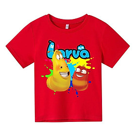 Áo thun trẻ em CHÚ SÂU TINH NGHỊCH, 4 màu, có size người lớn, Anam Store