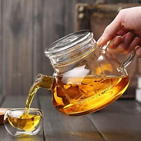 Mua (HÀNG ĐẸP) Ấm thuỷ tinh 800ml