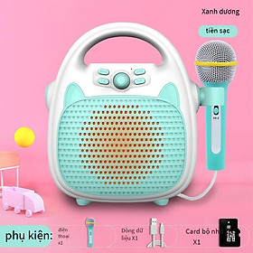 Phong Cách Mới Nhất Micro Trẻ Em Máy Hát Karaoke Cho Bé Có Micro Không Dây Một Micro Bé Gái Đồ Chơi Giáo Dục