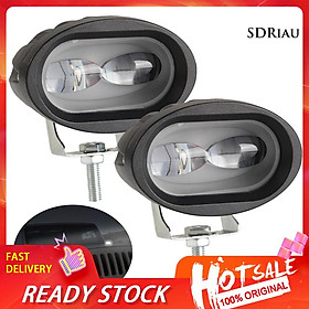 Set 2 Đèn Pha 6led 60w 6000k / 3000k Chuyên Dụng Cho Xe Hơi / Mô Tô