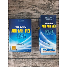 Sách – Từ Điển Anh Anh Việt Phiên Bản Bìa Mềm Màu Xanh – Giải Nghĩa Đầy Đủ Ví Dụ Phong Phú