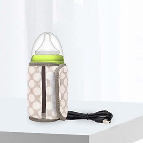 Baby Bottle Warmer Adjustable Range Night Feeding USB for Trip home