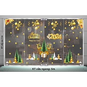 Decal trang trí NOEL 2024 combo số 141