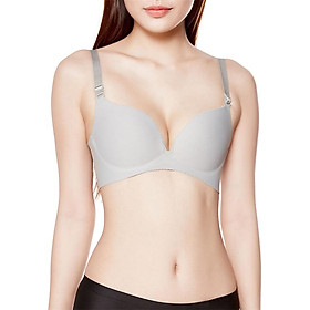 Áo Nâng Ngực Không Đường May Mút Dày Smoothing Seamfree Push-Up Bra Viviane AN1217_07 - Ghi