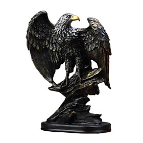 2-3pack Eagle Sculpture Animal Ornament Figurine Statue Photo Props Bedroom