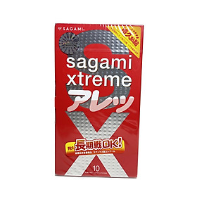 Bao Cao Su Nhật Bản Kéo Dài Thời Gian Sagami Xtreme Feel Long (10s) - Có Gai Nhỏ Li Ti - 100% Nhập Khẩu Chính Hãng - Che Tên Sản Phẩm