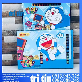 Bút Sáp Màu Doraemon Colokit