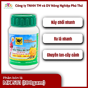 Mua Phân Bón Lá NPK Có Chất Điều Hòa Sinh Trưởng Đầu Trâu MK 501 - 100gam