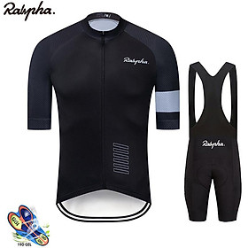 Áo đạp xe đạp Ralvpha Bộ 2023 Đàn ông Raphaiing Xe đạp Quần áo mùa hè MTB Bộ đồ xe đạp Xe đạp Quần áo Ropa Ciclismo Hombre Color: Cycling Set 8 Size: XS