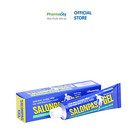 Gel giảm đau Salonpas thấm nhanh, hỗ trợ giảm đau do căng cơ, bầm tím, bong gân (30g)