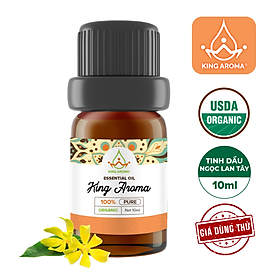 [ GIÁ DÙNG THỬ ] Tinh dầu thiên nhiên khử khuẩn, thơm phòng, đuổi muỗi KING AROMA - Tinh dầu Dưa Lưới/ Xoài/ Khóm/ Trà Trắng/ Hoa Trà/ Sả Chanh/ Bạc Hà/ Bưởi/ Hoa Hồng/ Lavender LOẠI 10ML - ngọc lan tây