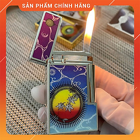 Mua Hộp Quẹt Bật Lửa Gas Đá Dupont DP055 Sơn Mài Nhiều Họa Tiết Đẹp Độc Lạ Tiếng Kêu Pong Pong Cực Kỳ Hay