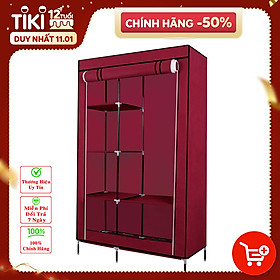 Mua Tủ Vải Cao Cấp 2 Buồng 6 Ngăn Khung Inox Hàng Việt Nam - Chính Hãng Thương Hiệu dododios