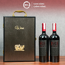 Combo 2 chai Rượu Vang Đỏ 1918 Special Reserve Carmenere 750ml 14% Chile