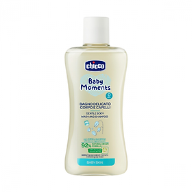 Sữa Tắm Gội Chiết Xuất Yến Mạch 0M+ Chicco (200ml)