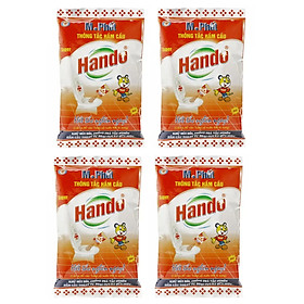 Combo 4 gói bột thông tắc hầm cầu bể phốt Hando 215Gr [Đổ định kì để bồn cầu ko tắc]
