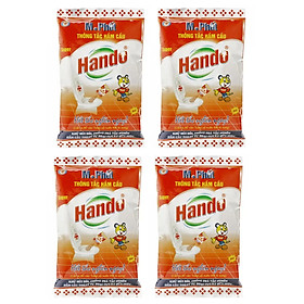 Combo 4 gói bột thông tắc hầm cầu bể phốt Hando 215Gr [Đổ định kì để bồn cầu ko tắc]