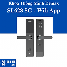 KHÓA THÔNG MINH DEMAX SL628 SG - WIFI APP - HÀNG CHÍNH HÃNG