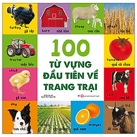 Hình ảnh Từ Vựng Đầu Đời Của Bé - 100 Từ Vựng Đầu Tiên Về Trang Trại