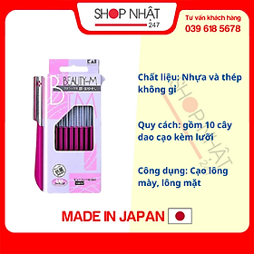 Set 10 dao cạo cho nữ KAI nội địa Nhật Bản