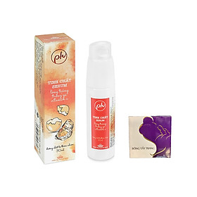 Tinh Chất Serum Vitamin C PK - Bí Quyết Sáng Da, Chống Lão Hóa Da (30ml) + Tặng Kèm 1 Hộp Bông Tẩy Trang 50 Miếng - Hàng Chính Hãng.