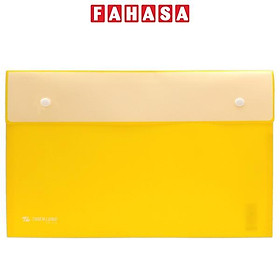 Bìa Nút Màu Pastel F4 - Thiên Long CBF-003 - Vàng Pastel (Sức Chứa 125 Tờ A4)