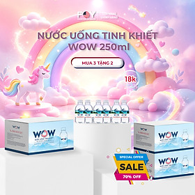 Lốc 6 Chai Nước tinh khiết WOW loại 250ml