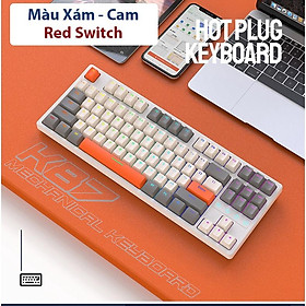 Mua Bàn phím cơ Coputa Bàn phím cơ Bluetooth không dây 3 chế độ LED RGB Hotswap cao cấp K87