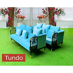 Bộ sofa Tundo khung đồng nệm cao cấp 