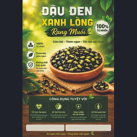Đậu Đen Xanh Lòng Rang Muối Nhà Làm – Sạch, An Toàn, Giàu Dinh Dưỡng