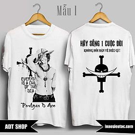 XẢ SỐC BST áo thun One Piece Ace Luffy Zoro cực ngầu