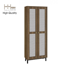 Mua  Happy Home Furniture  ROTAN  Tủ sách 2 cửa mở - chân sắt  70cm x 30cm x 180cm ( DxRxC)  TCM_136