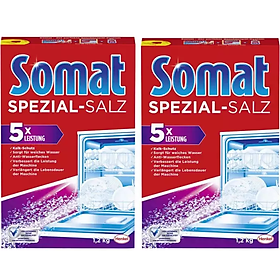 Combo 2 hộp muối rửa Bát - Ly Somat 1.2kg - Đức