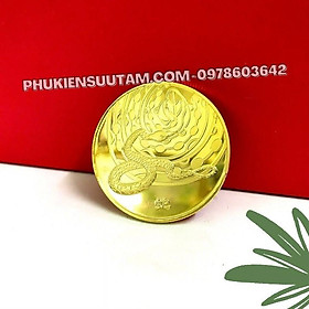Xu 12 Con Giáp, đường kính: 4cm, màu vàng - SP0058AB