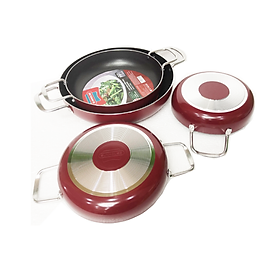 Mua CHẢO 2 QUAI CHỐNG DÍNH SUNHOUSE 18-22-24-26-28-30CM (KHÔNG DÙNG TRÊN BẾP TỪ)